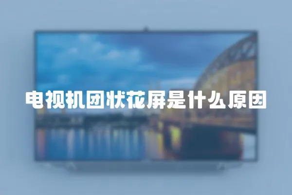 電視機團狀花屏是什么原因