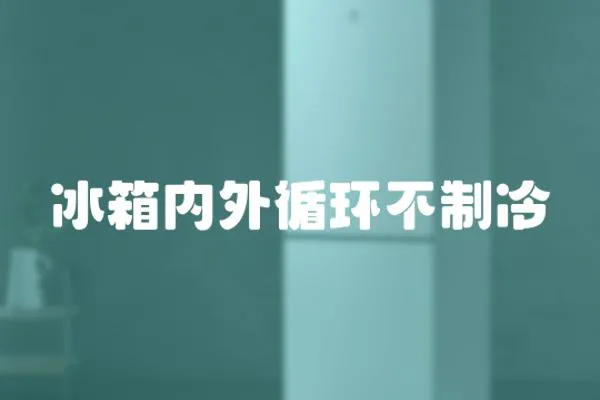 冰箱內外循環不制冷