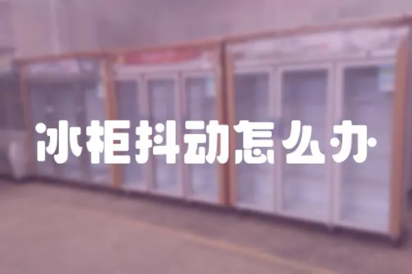 冰柜抖動怎么辦