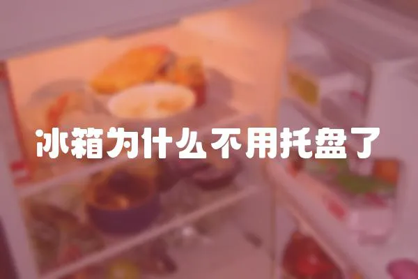 冰箱為什么不用托盤了
