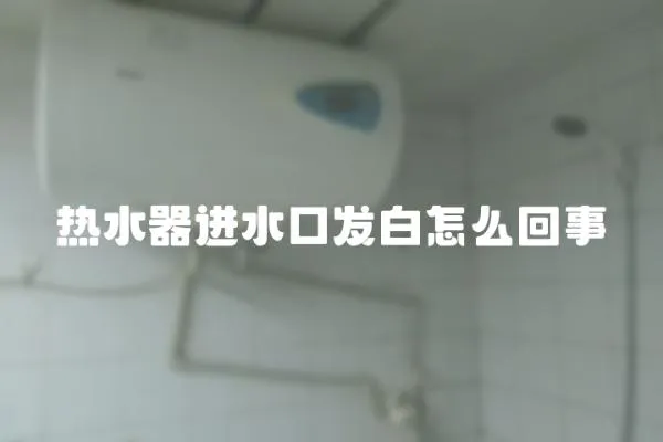 熱水器進水口發白怎么回事