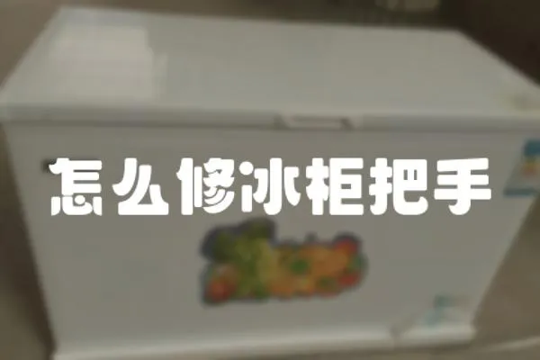 怎么修冰柜把手