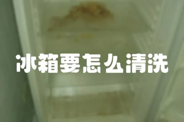 冰箱要怎么清洗