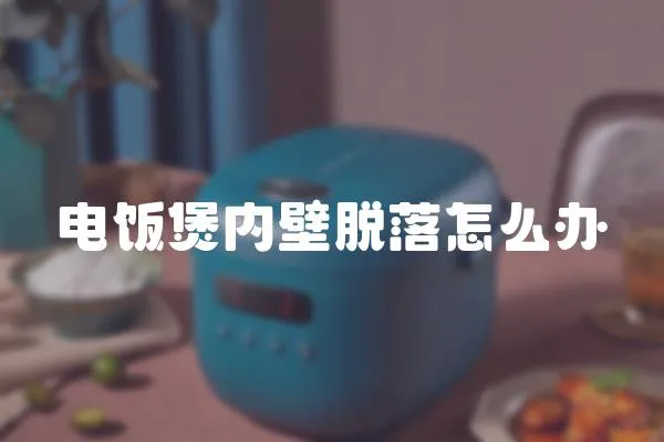 電飯煲內壁脫落怎么辦
