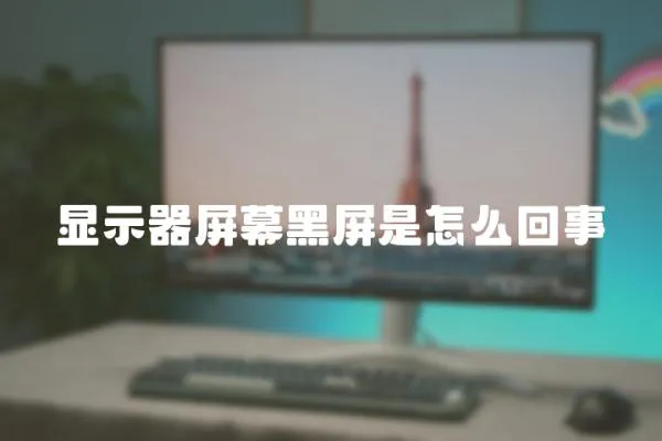 顯示器屏幕黑屏是怎么回事