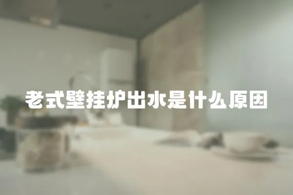老式壁掛爐出水是什么原因