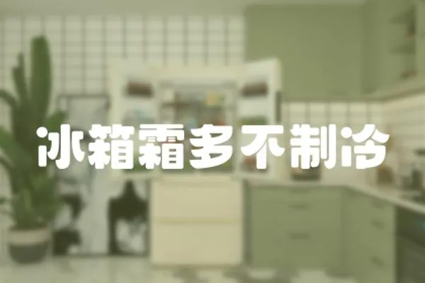 冰箱霜多不制冷