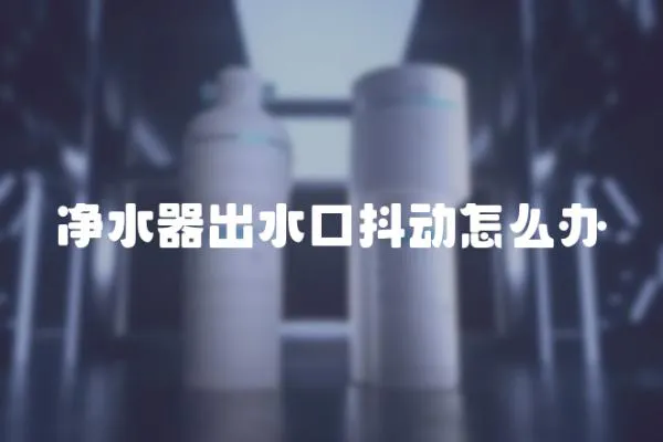 凈水器出水口抖動怎么辦