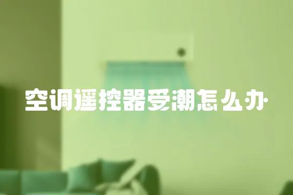 空調遙控器受潮怎么辦