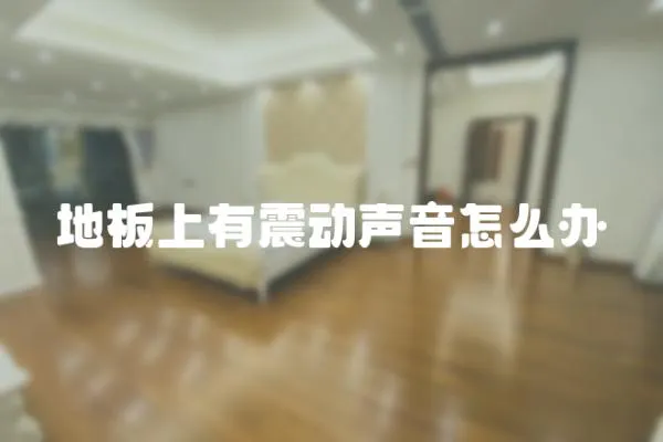 地板上有震動(dòng)聲音怎么辦