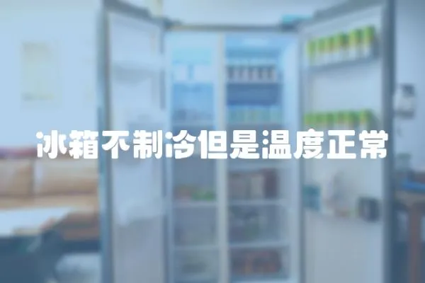 冰箱不制冷但是溫度正常