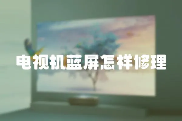 电视机蓝屏怎样修理