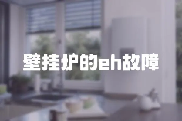 壁掛爐的eh故障