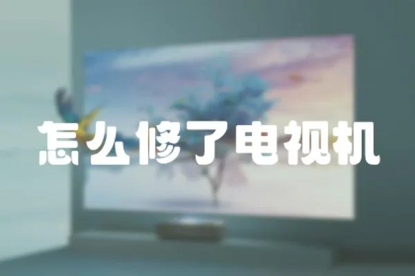 怎么修了電視機(jī)