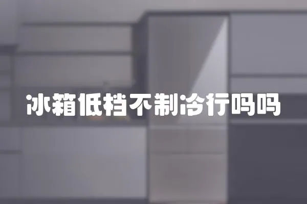 冰箱低檔不制冷行嗎嗎