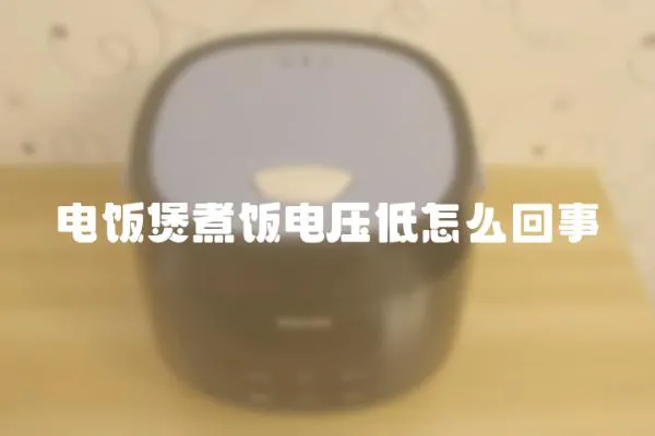 電飯煲煮飯電壓低怎么回事