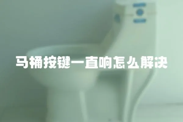 馬桶按鍵一直響怎么解決