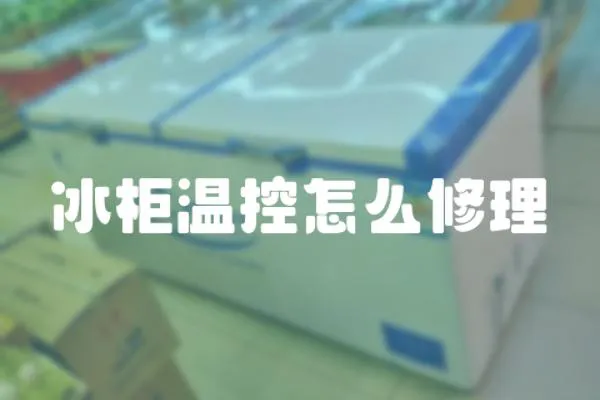 冰柜溫控怎么修理