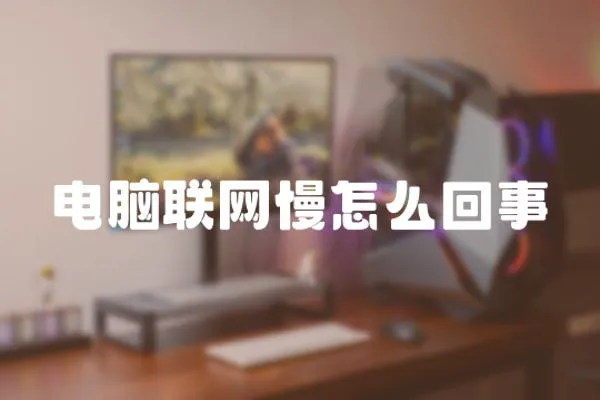 電腦聯網慢怎么回事