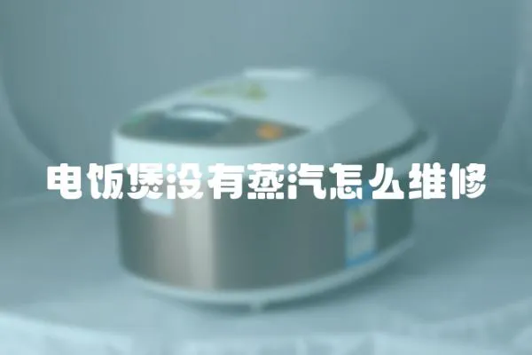 電飯煲沒有蒸汽怎么維修