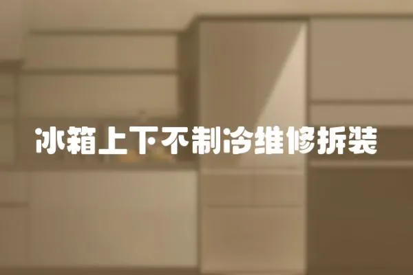 冰箱上下不制冷維修拆裝