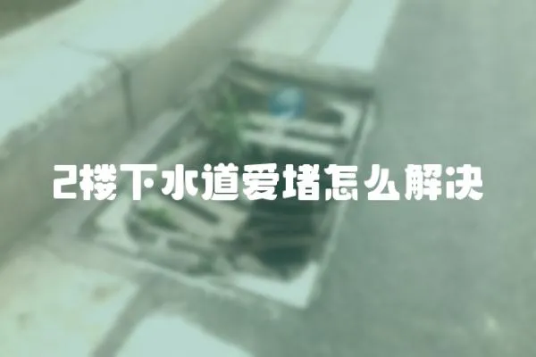 2樓下水道愛堵怎么解決