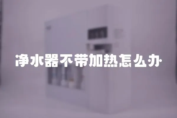 凈水器不帶加熱怎么辦