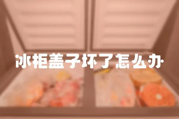 冰柜蓋子壞了怎么辦