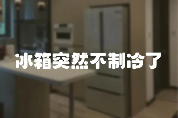 冰箱突然不制冷了