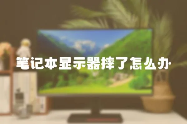 筆記本顯示器摔了怎么辦