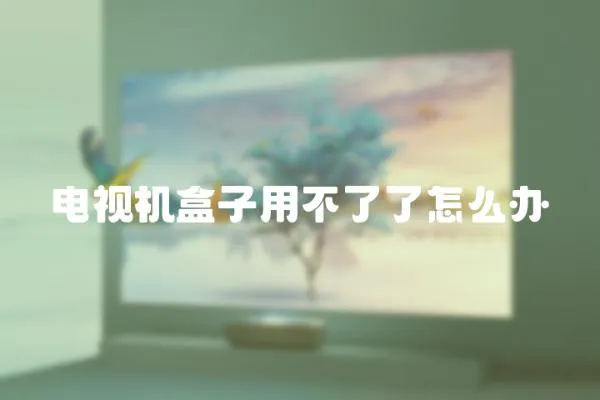 電視機盒子用不了了怎么辦