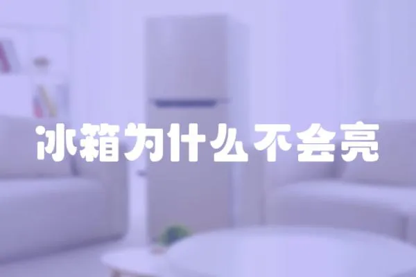 冰箱為什么不會亮