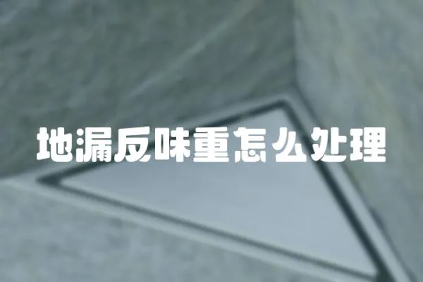 地漏反味重怎么處理