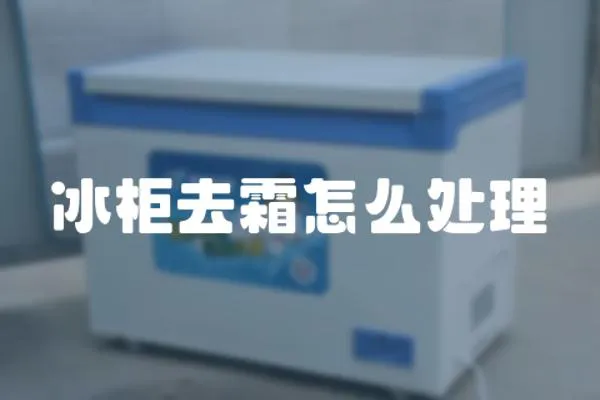 冰柜去霜怎么處理