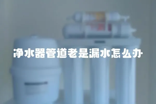 凈水器管道老是漏水怎么辦