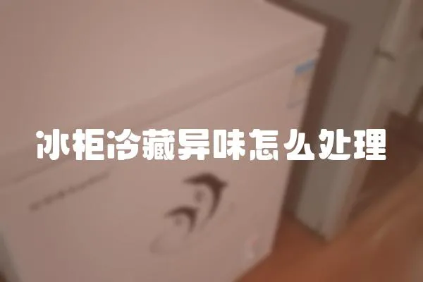 冰柜冷藏异味怎么处理