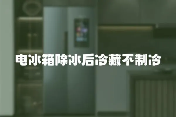 電冰箱除冰后冷藏不制冷