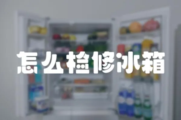 怎么檢修冰箱