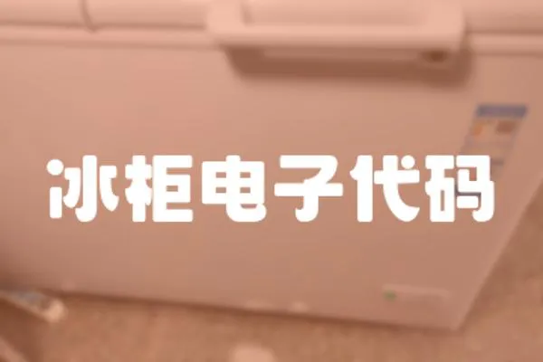 冰柜電子代碼