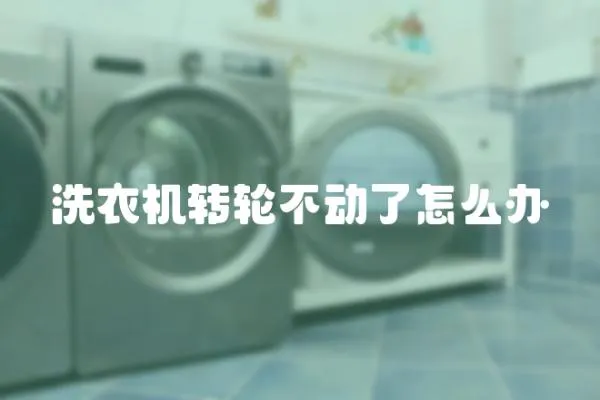 洗衣機轉輪不動了怎么辦