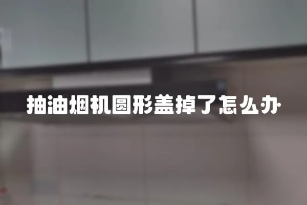 抽油煙機圓形蓋掉了怎么辦