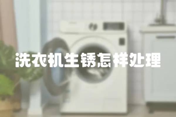 洗衣機生銹怎樣處理