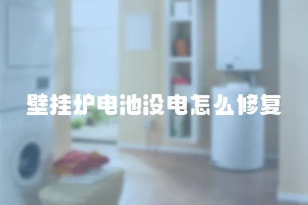 壁掛爐電池沒電怎么修復