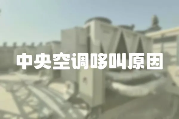 中央空調哆叫原因