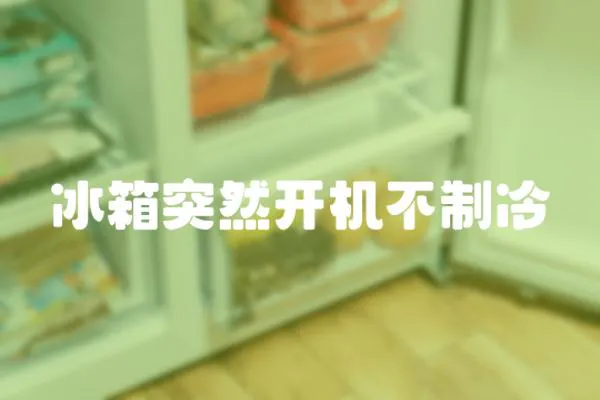 冰箱突然開機(jī)不制冷