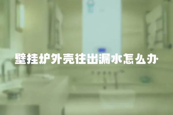 壁掛爐外殼往出漏水怎么辦