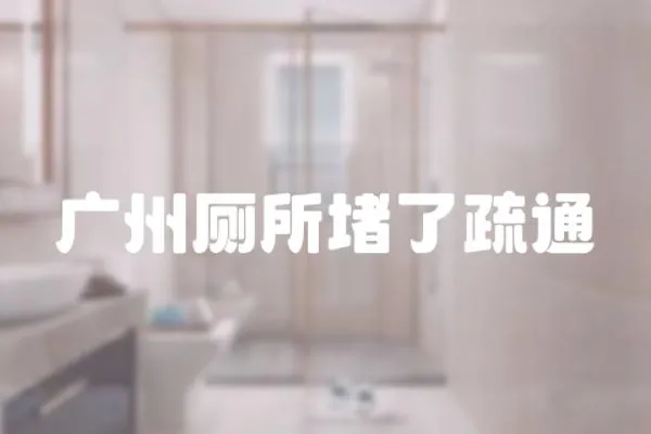 廣州廁所堵了疏通