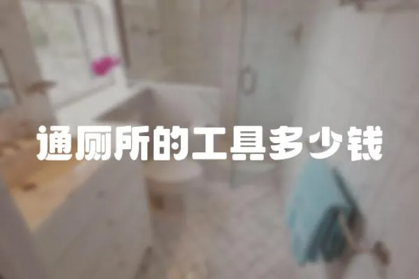 通廁所的工具多少錢