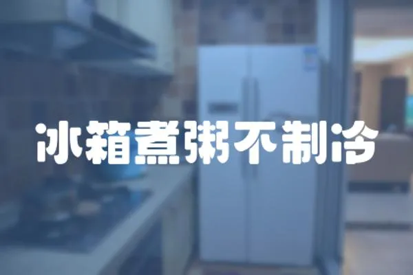 冰箱煮粥不制冷