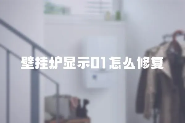 壁掛爐顯示01怎么修復